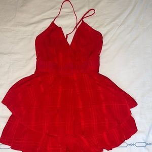 Princess Polly Red Romper